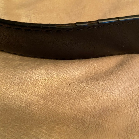 Michael Kors Black Leather with off-white stitching Hobo bag - Picture 7 of 11